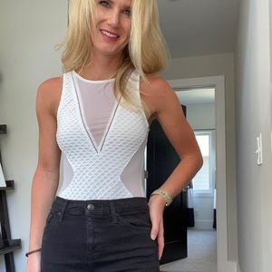 Topshop cut out body suit